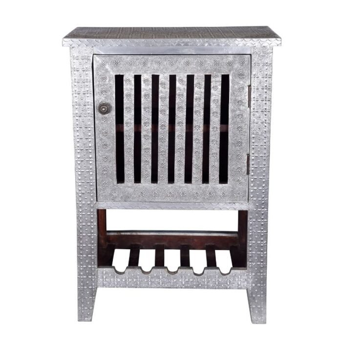 mini wine bar, wooden mini wine bar
