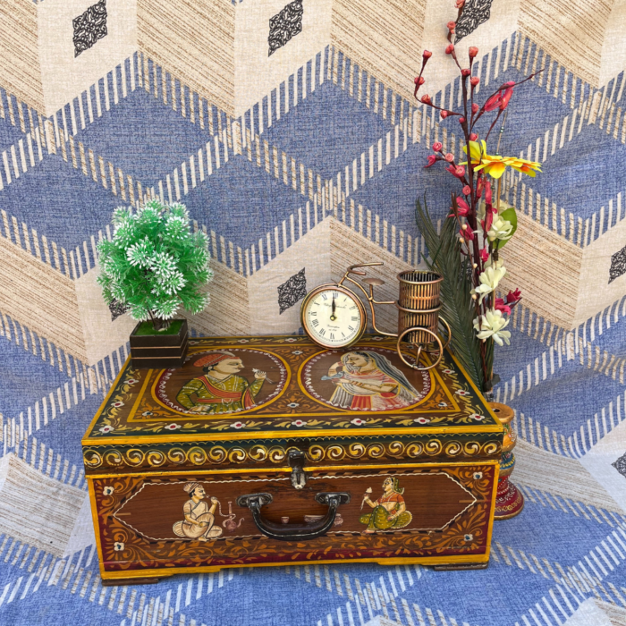 antique wooden trunk box, wooden trunk box