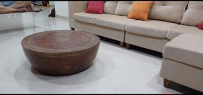 Wooden Copper Painted Central Coffee Table photo review
