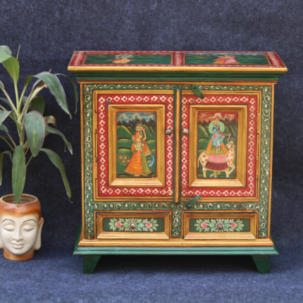 Wooden Painted Desk Drawer Bedside Cabinet